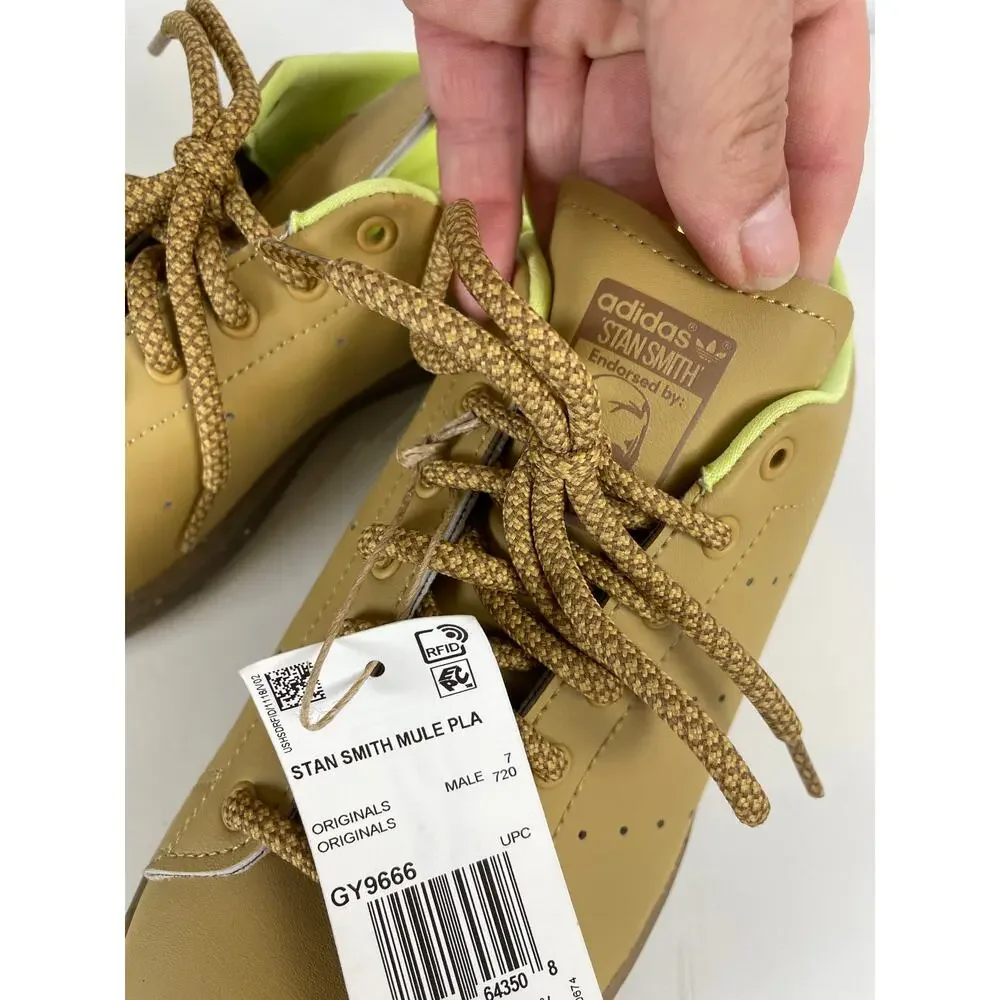 adidas Stan Smith Mule Plant and Grow Golden Beige GY9666 NWT Men's Size 7.5